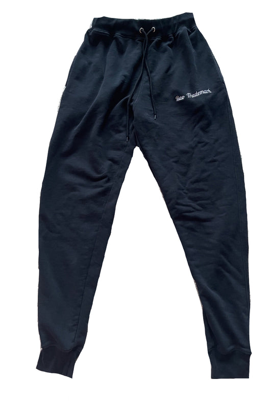 Rao Trademark Cursive Embroidery Sweatpants